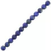 3mm gemstone Round beads - Lapis lazuli x25