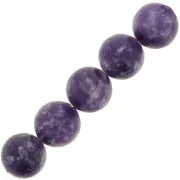 Lepidolite beads
