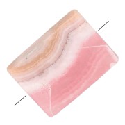 7x5mm Rectangle faceted gemstone bead - Rhodochrosite x1|raw }}