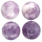 10mm round gemstone cabochon - Lepidolite x1