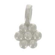 5.5mm 925 Sterling Silver Mini Flower Charm x1