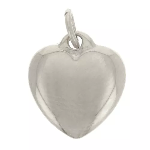 11x10mm 316L Stainless Steel Heart Charm x1