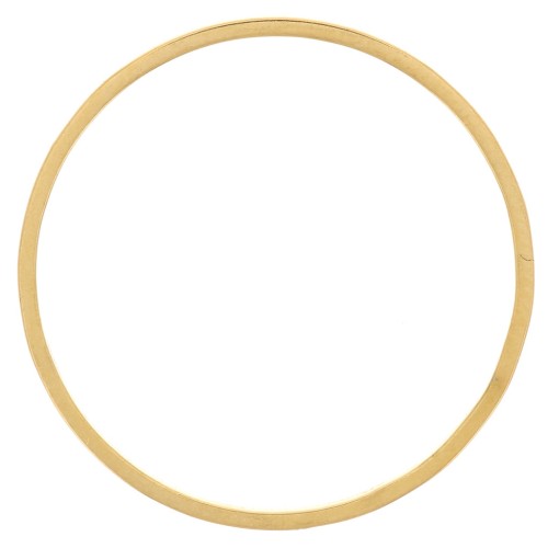 20mm Stainless steel 304 closed flat ring - Gold Tone x1