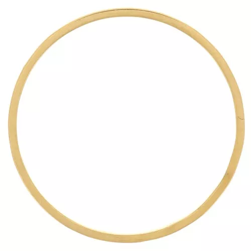 20mm Stainless steel 304 closed flat ring - Gold Tone x1