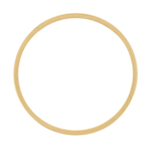 25mm Stainless steel 304 closed flat ring - Gold Tone x1