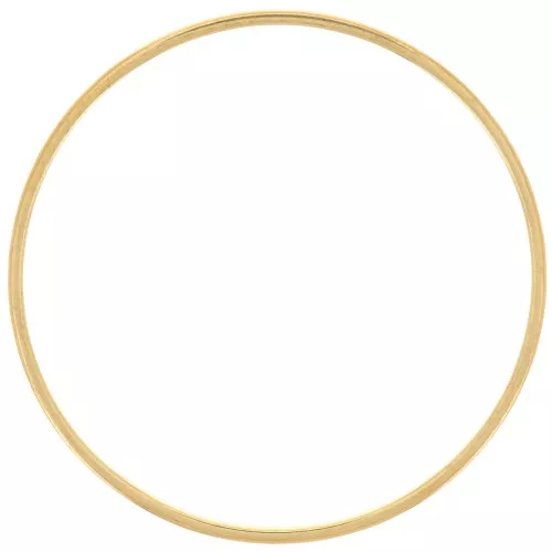 30mm Stainless steel 304 closed flat ring - Gold Tone x1