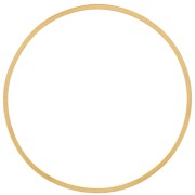 40mm Stainless steel 304 closed flat ring - Gold Tone x1