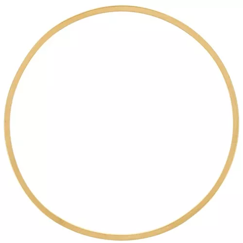 40mm Stainless steel 304 closed flat ring - Gold Tone x1