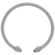 4.7x192mm Stainless Steel 304 Bracelet for 4mm cabochon x1