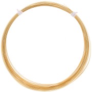 0.8mm Semi-hard half-round wire in Gold filled x1m