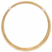 1mm Semi-hard half-round wire in Gold filled x1m