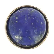 5mm round cabochon setting - Gold Filled x1