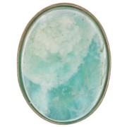 Oval setting for 8x6mm cabochon - Gold Filled x1