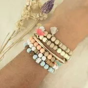 50x4mm Curved tube bead - Gold filled x1