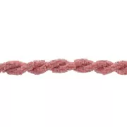 4x1mm Heishi polymer clay rondelle beads - Multi Brown - Brick x39cm