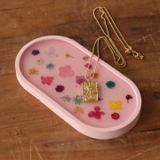 17.5x9cm Silicone mould to make an oval resin tray x1|raw }}