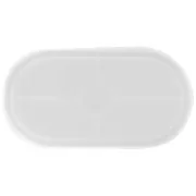 17.5x9cm Silicone mould to make an oval resin tray x1