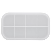23.5x13cm Silicone mould for oval resin tray x1