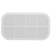 23.5x13cm Silicone mould for oval resin tray x1