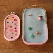 23.5x13cm Silicone mould for oval resin tray x1