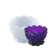 6.3x9.3cm Silicone mould to make a bowl with a scale decoration in resin x1