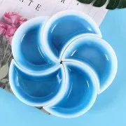11.5x7cm Silicone mould to make a half-moon shape cup in resin x1