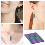 Silicone mould to make 30 resin rectangle message charms x1