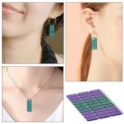 Silicone mould to make 30 resin rectangle message charms x1