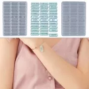Silicone mould to make 30 resin rectangle message charms x1