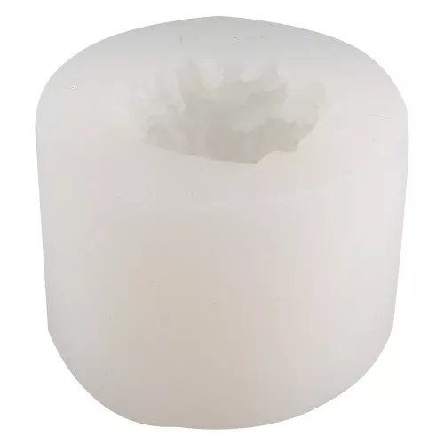 4cm Silicone candle mold - 3D flower ball - Transparent x1