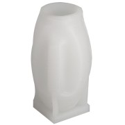 9x5cm Silicone candle mould - 3D abstract face - Transparent x1|raw }}