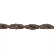 Dark brown - Heishi polymer clay rondelle beads 3x1 mm - Dark brown x45cm Heishi polymer clay rondelle beads 3x1 mm - Dark brown x45cm
