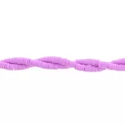 Parma - Heishi polymer clay rondelle beads 3x1 mm - Parma x45cm Heishi polymer clay rondelle beads 3x1 mm - Parma x45cm