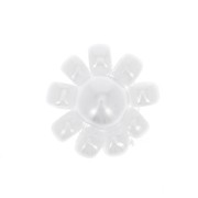 10mm Seed beads flower - daisy - White - Pearly white x1