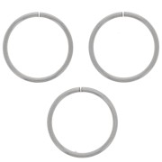 16x1.2mm Stainless steel 304 Round jump rings open x10|raw }}