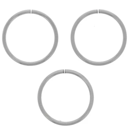 16x1.2mm Stainless steel 304 Round jump rings open x10