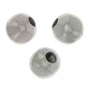 3 mm round beads - 303L stainless steel x10