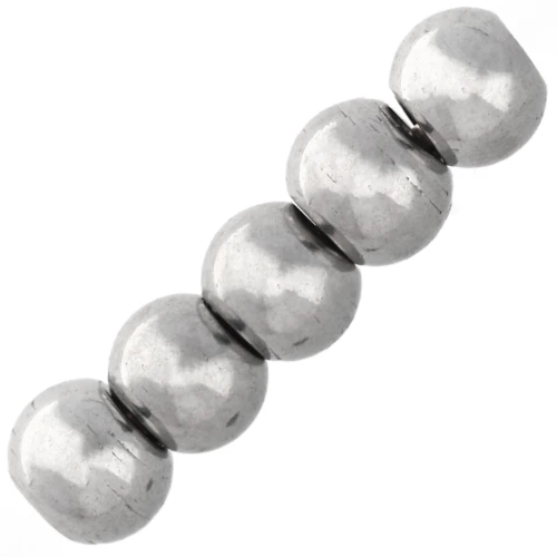 3 mm round beads - 303L stainless steel x10
