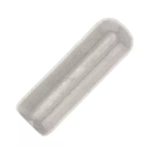 11x3.5mm Tips for fibula - Fine Silver plated x5