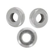 4x1.5mm 304 Stainless Steel Heishi Disc Beads - Flat Discs x10