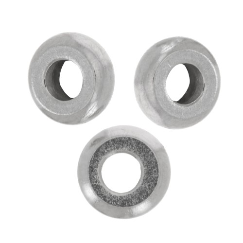 4x1.5mm 304 Stainless Steel Heishi Disc Beads - Flat Discs x10