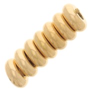 5x2mm 304 Stainless Steel Heishi Disc Beads - Flat Discs - Gold Tone x10