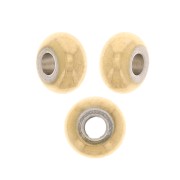 6x3mm Stainless steel 304 Heishi washer beads - flat discs - Gold Tone x20|raw }}