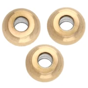 Heishi washer beads - flat disc 6x3 mm - 304 Gold stainless steel x20