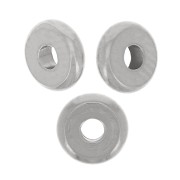 5x1.5mm Stainless steel 304 Heishi washer beads - flat discs x20|raw }}