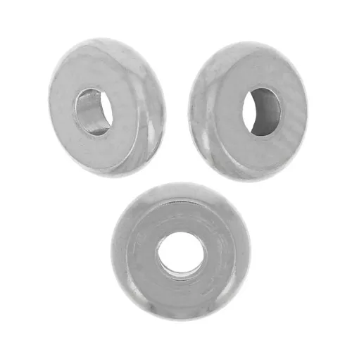 5x1.5mm Stainless steel 304 Heishi washer beads - flat discs x20