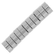 2.5x1mm Stainless steel 304 Heishi beads - flat discs x20