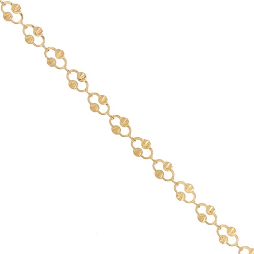 6.4mm Stainless steel 304L Chain - Gold Tone x99cm