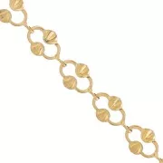 6.4mm Stainless steel 304L Chain - Gold Tone x99cm