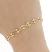 6.4mm Stainless steel 304L Chain - Gold Tone x99cm